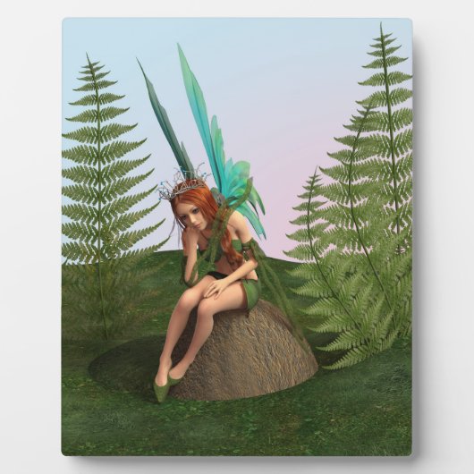 Bedachtungsvoll Fairy Fotoplatte (Vorderseite)