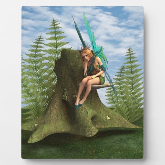 Bedachtungsvoll Fairy Fotoplatte (Vorderseite)