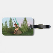Bedachtungsvoll Fairy Gepäckanhänger (Rückseite horizontal)