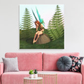 Bedachtungsvoll Fairy Leinwanddruck (Insitu (Wohnzimmer))