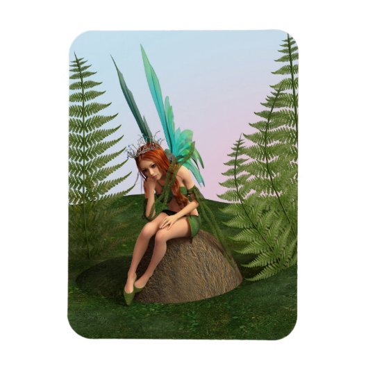 Bedachtungsvoll Fairy Magnet (Vertikal)