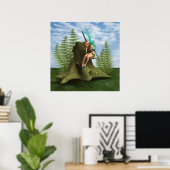 Bedachtungsvoll Fairy Poster (Heimbüro)