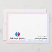 Bedank zelf iemand dankeskarte (Rückseite)