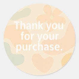 bedanken Sie sich beim Aufkleber | Verpackung für