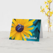 Bedankt Danke, dass Sie in Holländisch Nederland m Karte (Gelbe Blume)