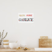 Bedarf an Garnelen Poster (Küche)