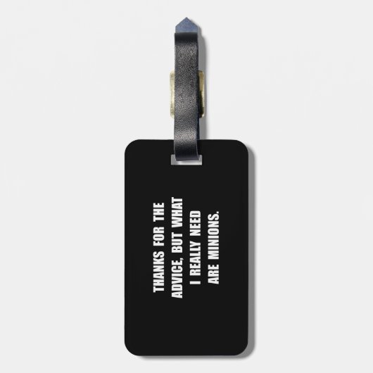 Bedarfs-Günstlinge Gepäckanhänger (Rückseite vertikal)