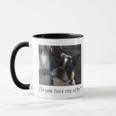 Bedarfs-Kaffee Bostons Terrier Tasse (Links)