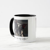 Bedarfs-Kaffee Bostons Terrier Tasse (Vorderseite Links)