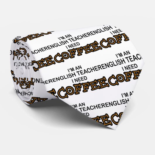 Bedarfs-Kaffee - Englischlehrer Krawatte (Gerollt)