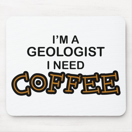 Bedarfs-Kaffee - Geologe Mousepad (Vorne)