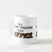 Bedarfs-Kaffee - Geschichtslehrer Kaffeetasse (Vorderseite Links)