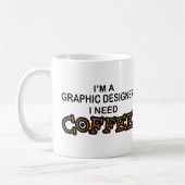 Bedarfs-Kaffee - Grafikdesigner Kaffeetasse (Links)