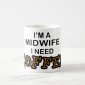 Bedarfs-Kaffee - Hebamme Kaffeetasse (Mittel)