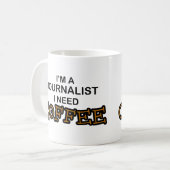 Bedarfs-Kaffee - Journalist Kaffeetasse (Vorderseite Links)