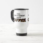 Bedarfs-Kaffee - Jurastudent Reisebecher (Vorderseite Links)