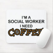 Bedarfs-Kaffee - Sozialarbeiter Mousepad (Mit Mouse)