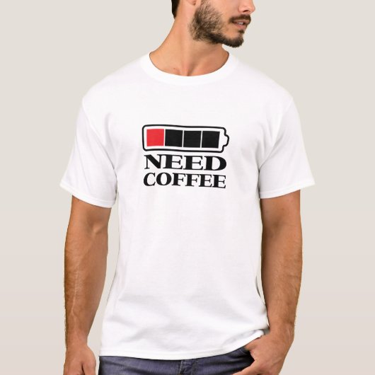 Bedarfs-Kaffee-T - Shirt (Vorderseite)