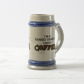 Bedarfs-Kaffee - Tango-Tänzer Bierglas (VorderseiteRechts)