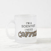 Bedarfs-Kaffee - Wissenschaftler Mattglastasse (Links)