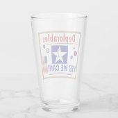 Bedauerlich, ja, wir können! Glas (Rückseite)