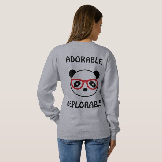 Bedauerlicher Hoodie - Panda Bear Deplorable Leon (Schwarz voll)
