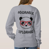 Bedauerlicher Hoodie - Panda Bear Deplorable Leon (Rückseite)