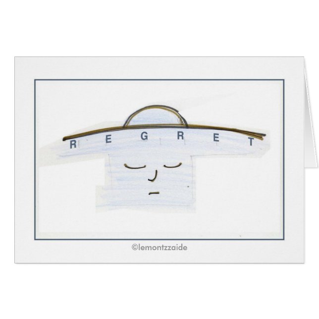 Bedauern (Vorderseite (Horizontal))