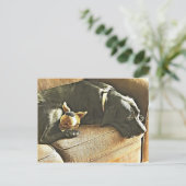 Bedauern Postkarte (Stehend Vorderseite)