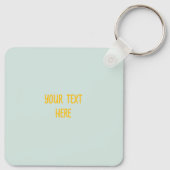 Bedauern Sie die Vergangenheit und die Gegenwart Schlüsselanhänger (Rückseite)