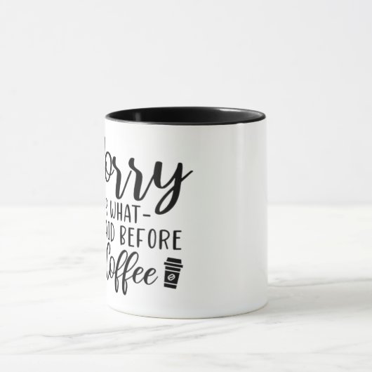 bedauern tasse (Zentrum)