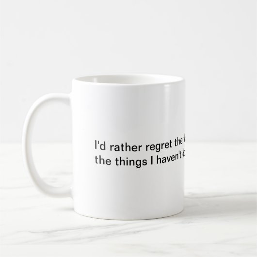 Bedauern Tasse (Links)
