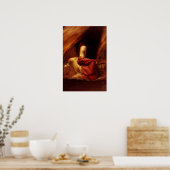 Bedauernd kleines Poster malen (Küche)