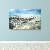 Bedauerndes Holz im pazifischen Leinwand (Insitu (Holzboden))