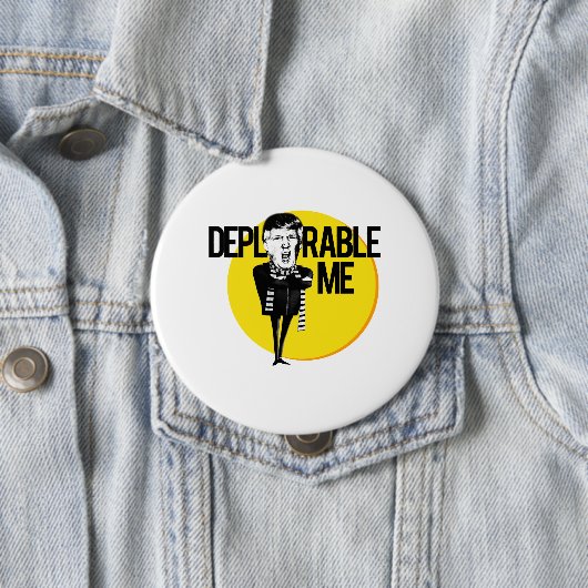 Bedauernswert ich -- Anti-Trumpf 2016 Button (Beispiel)