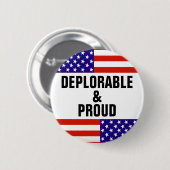 BEDAUERNSWERT UND STOLZ BUTTON (Vorne & Hinten)