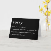 bedauernswerte Definition Karte (Gelbe Blume)