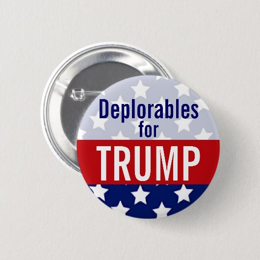 Bedauernswerte für Donald Trump 2016 Button (Vorne & Hinten)