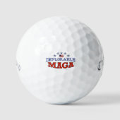 Bedauernswerte MAGA Golf Balls Golfball (Vorderseite)