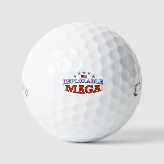 Bedauernswerte MAGA Golf Balls Golfball (Vorderseite)