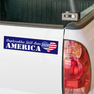 Bedauernswerte noch immer Liebe Amerika-USA Herzen Autoaufkleber