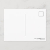 Bedauernswerte Postkarte (Rückseite)