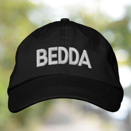 Bedda (schön) Funny Italian Sicilian Bestickte Baseballkappe