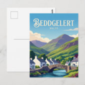 Beddgelert Wales Postkarte (Vorne/Hinten)