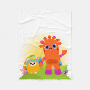 BeddyByes Fleece Decke mit MeMo und BaBa