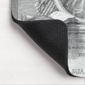 Bedecken Sie Abdeckung mit einem Porträt von Mousepad (Ecke)