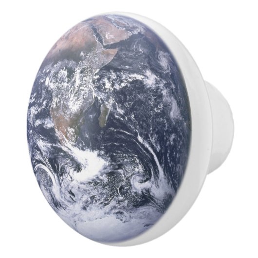 Bedecken Sie ~ das blaue Marmordie ~ Apollo 17 ~ Keramikknauf (Rechts)