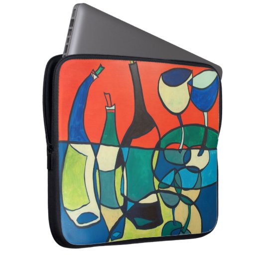 Bedecken Sie Ihren Computer im WEIN Laptopschutzhülle (Vorne Rechts)