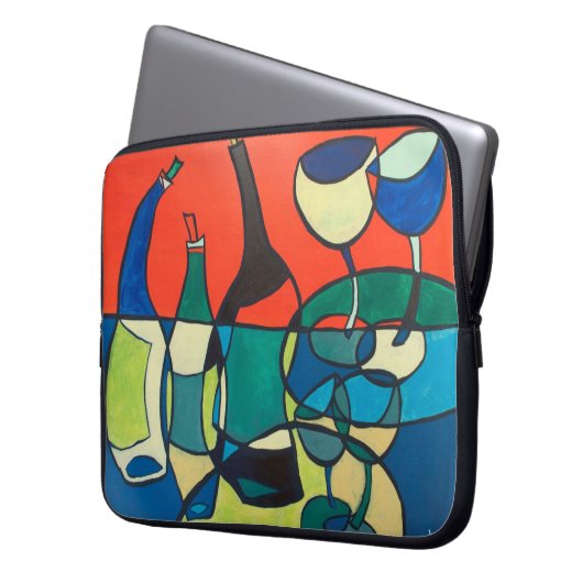 Bedecken Sie Ihren Computer im WEIN Laptopschutzhülle (Vorderseite Links)