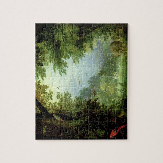 Bedecken Sie oder das irdische Paradies, Puzzle (Vertikal)